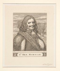 retrato de sir henry morgan de Samuel Hollyer