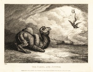 Un camello pidiendo cuernos a Júpiter. 1811 (grabado)