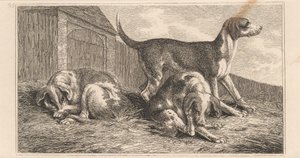 Tres perros de Samuel Howitt