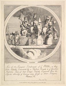 Algunos de los principales habitantes de la Luna, como fueron perfectamente descubiertos, 1 de mayo de 1788