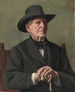 Retrato de un "viejo capitán de mar" de Samuel Isham