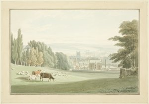 Bristol desde abajo del Royal Fort, Tyndall