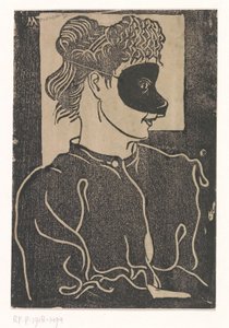 Mujer enmascarada de Samuel Jessurun de Mesquita (signed by artist)