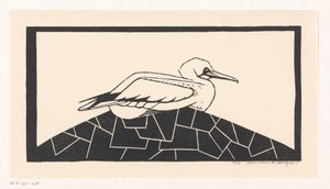 Gannet de Samuel Jessurun de Mesquita (signed by artist)