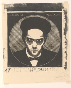 Retrato de Jaap Jessurun de Mesquita de Samuel Jessurun de Mesquita (signed by artist)