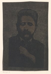 Autorretrato (con sombra paralela) de Samuel Jessurun de Mesquita (signed by artist)