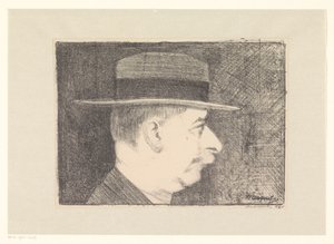 Autorretrato de Samuel Jessurun de Mesquita (signed by artist)