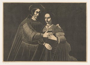 Retrato de una pareja como figuras del Antiguo Testamento, llamado 