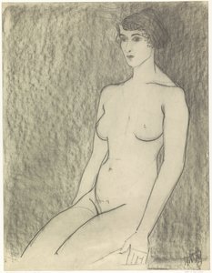 Desnudo femenino sentado de Samuel Jessurun de Mesquita