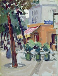 Jardines de Luxemburgo, París de Samuel John Peploe