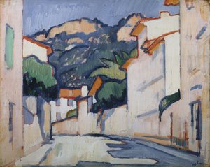 Escena de calle, Cassis, c.1913 de Samuel John Peploe