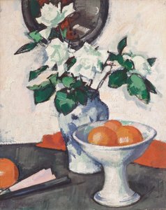 Rosas blancas, c.1924 (óleo sobre lienzo)