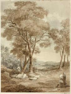 La primera visión de Gainsborough de la joven que de Samuel John Stump