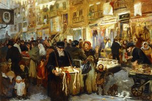 The Lower East Side, c.1914 (óleo sobre lienzo) de Samuel Johnson Woolf
