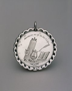 Medalla bordada, c.1850 (plata)