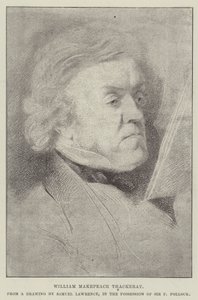 William Makepeace Thackeray de Samuel Lawrence