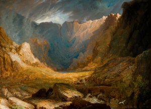 Llyn Idwal, Gales del Norte, 1810-1850 de Samuel Lines