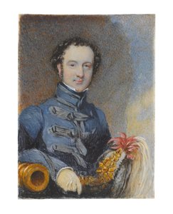 Capitán William Siborne, circa 1830 de Samuel Lover