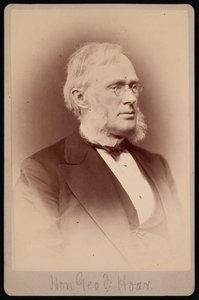 Retrato de George Frisbie Hoar 1826-1904, entre 1876 y 1880 de Samuel Montague Fassett