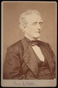 Retrato del Rev. Mason Noble 1809-1881, entre 1876 y 1880 de Samuel Montague Fassett