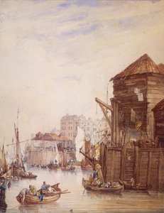 Muelle de Billingsgate, Londres, 1820
