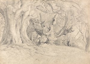 Árboles centenarios, Parque Lullingstone de Samuel Palmer