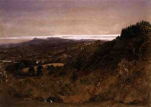 Cerca de Underriver, Sevenoaks, Kent de Samuel Palmer
