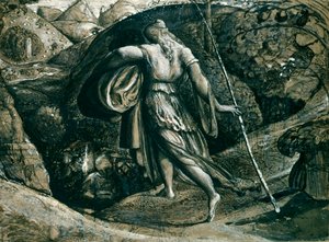 Rut regresando de espigar por Samuel Palmer de Samuel Palmer