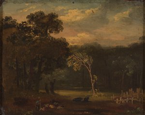 Bocetos de la naturaleza en el Parque de Sión de Samuel Palmer