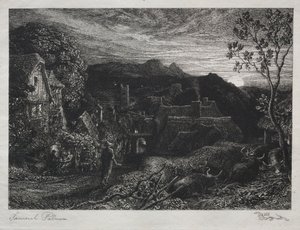El campanero, 1879 de Samuel Palmer