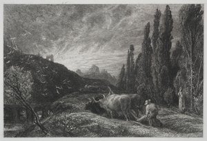 El arador temprano de Samuel Palmer