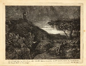 La torre solitaria de Samuel Palmer