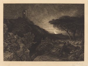 La torre solitaria de Samuel Palmer