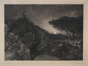 La torre solitaria de Samuel Palmer
