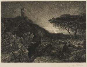 La torre solitaria de Samuel Palmer