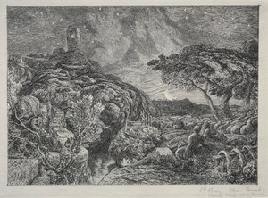 La Torre Solitaria de Samuel Palmer