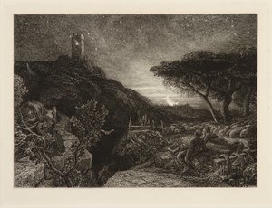 La torre solitaria de Samuel Palmer