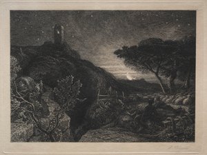 La torre solitaria de Samuel Palmer