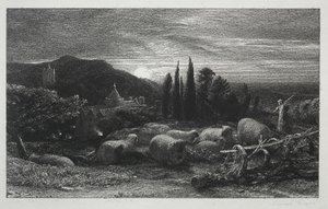 La luna creciente de Samuel Palmer