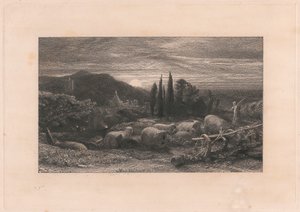 La Luna Creciente de Samuel Palmer