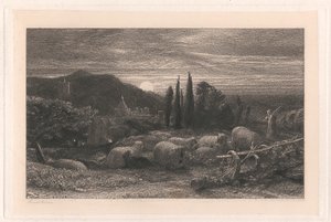 La Luna Creciente de Samuel Palmer