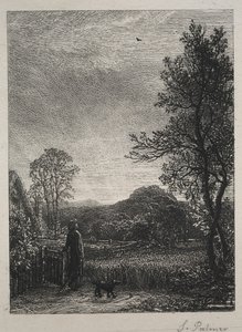 La alondra, 1850 de Samuel Palmer
