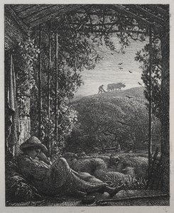 El pastor dormido, 1857