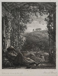 El pastor dormido, 1857