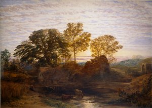 El molino de agua de Samuel Palmer