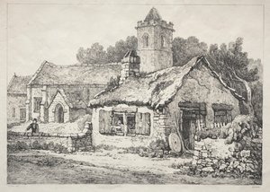 A Series of Ancient Buildings and Rural Cottages in the North of England:  Ayton de Samuel Prout
