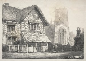 A Series of Ancient Buildings and Rural Cottages in the North of England:  Helmsley