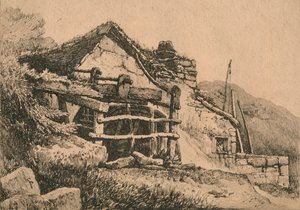 En Tintagel, 1816 de Samuel Prout
