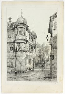 Bamberg, a partir de facsímiles de bocetos realizados en Flandes y Alemania de Samuel Prout