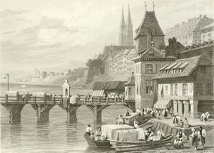 Basilea, en el Rin de Samuel Prout